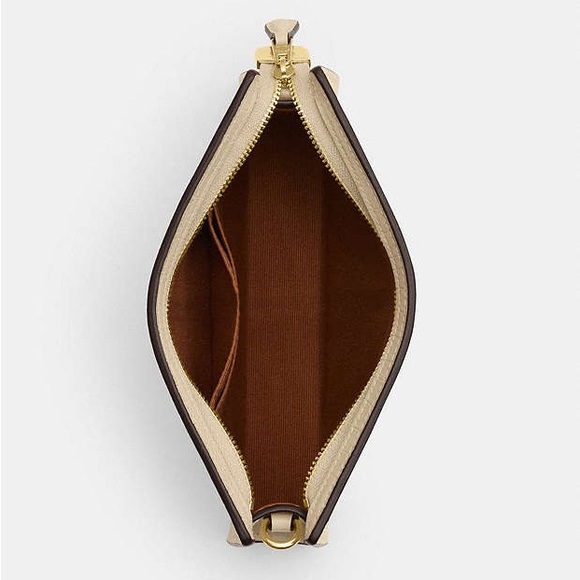 COACH Slim Crossbody BAG CROC CR237 Ivory Leather Authentic NEVER USED - Picture 5 of 9